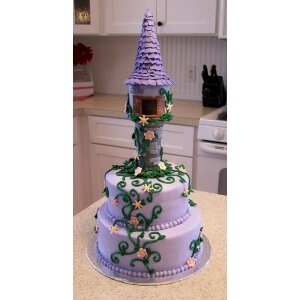 Детский торт волшебный замок №22