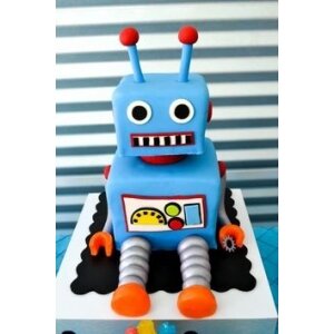 Детский торт робот №44