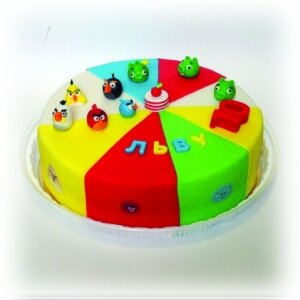 Детский торт Angry Birds № 4
