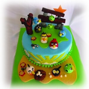 Детский торт Angry Birds № 8