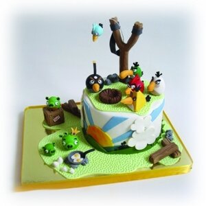 Детский торт Angry Birds № 10