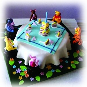 Детский торт Винни-Пух № 9