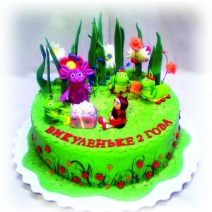 Детский торт Лунтик и его друзья № 3